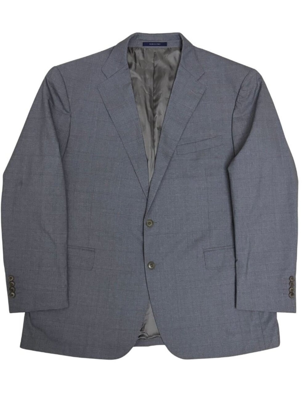 $800 BOGGI Wool Check Blazer Made in ITALY Luxury Business Jacket Mens 50R